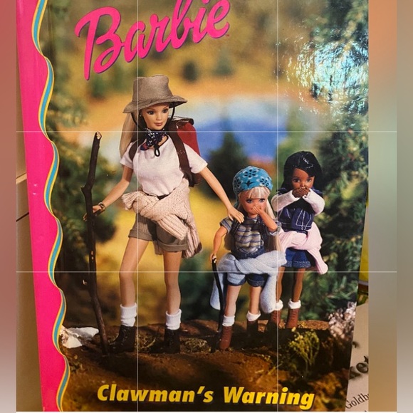 1999 -Barbie's Children's Reading Book Clawman's Warning the Original pre owned - Picture 2 of 2